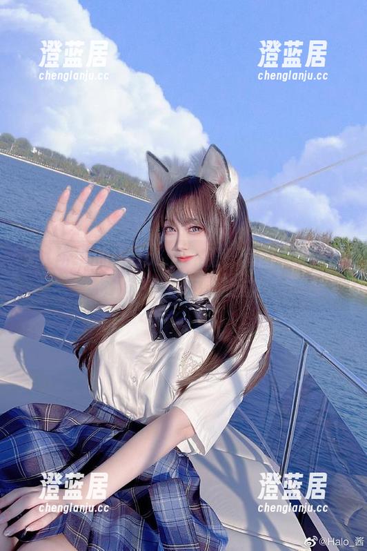 Halo_酱 无法抗拒的Halo_酱礼服,套图中闪耀的资源一个都不能放过!